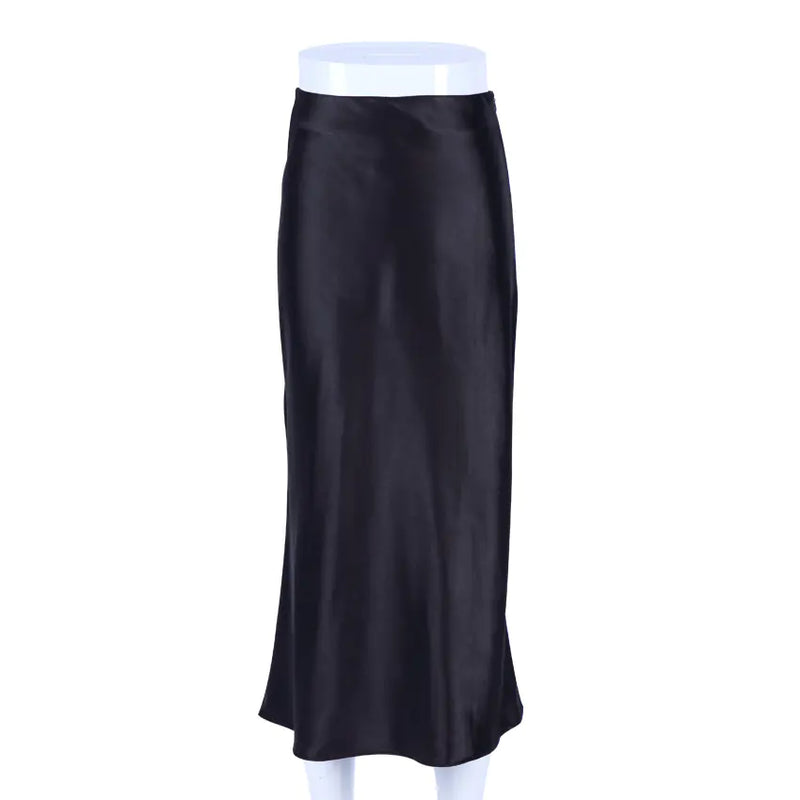 High-Waist A-Line Skirt