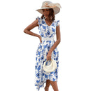 2022 Summer New Women's Lace Dress with Print