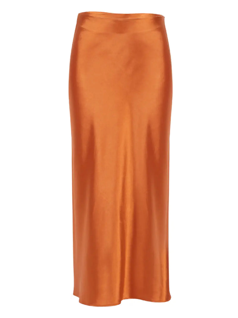 High-Waist A-Line Skirt