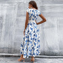 2022 Summer New Women's Lace Dress with Print